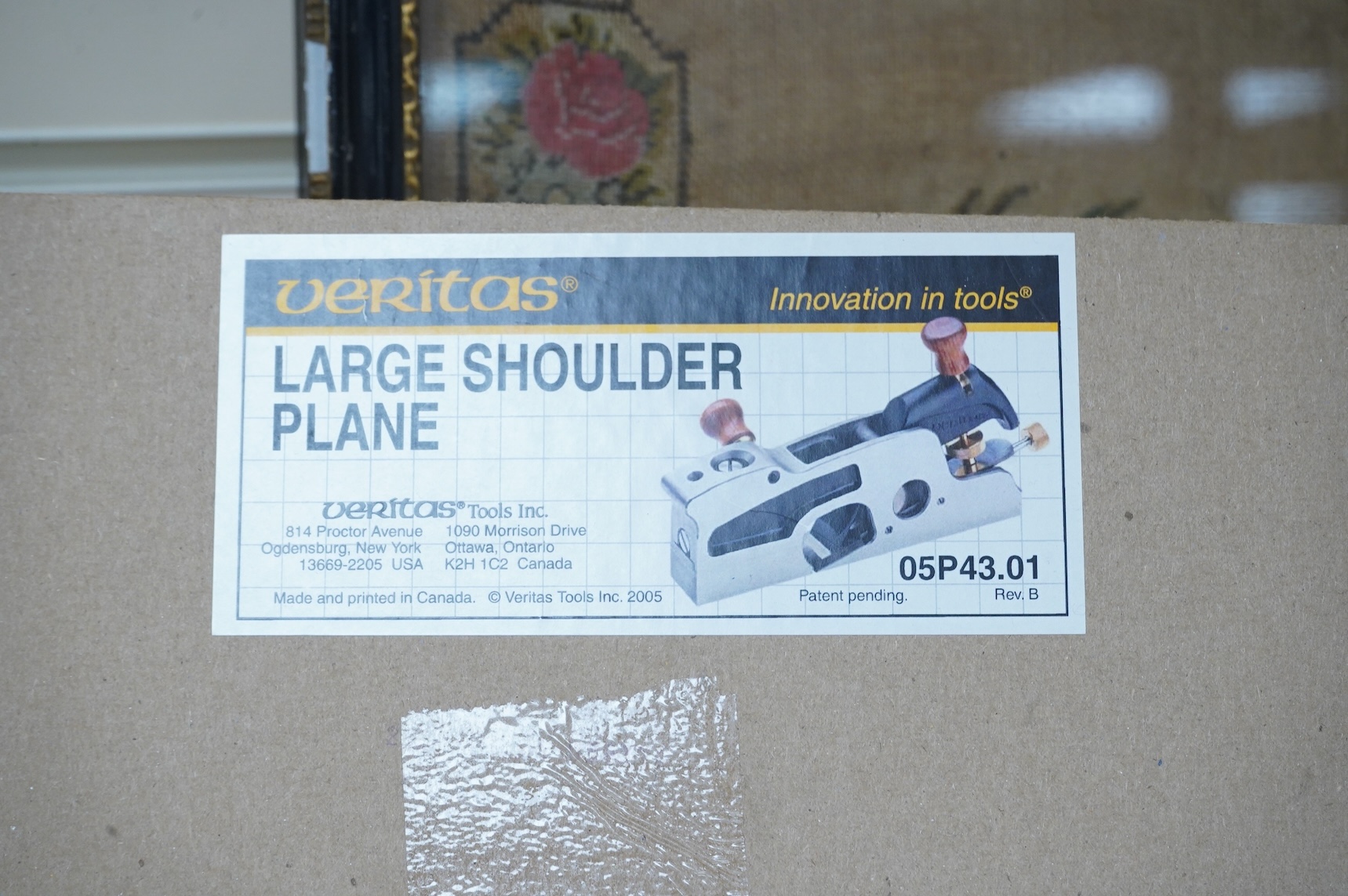 A boxed Veritas Tools large shoulder plane (05P43.01)